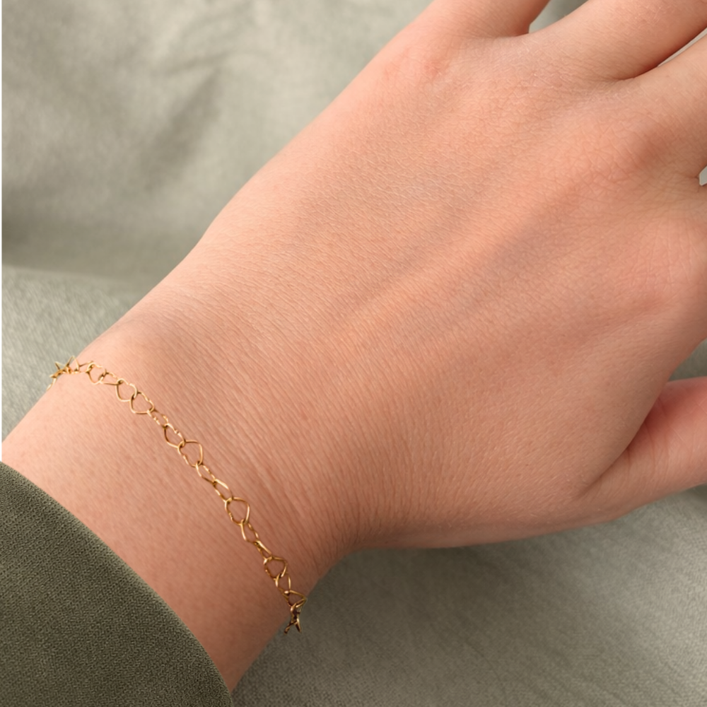Herz Permanent Armband