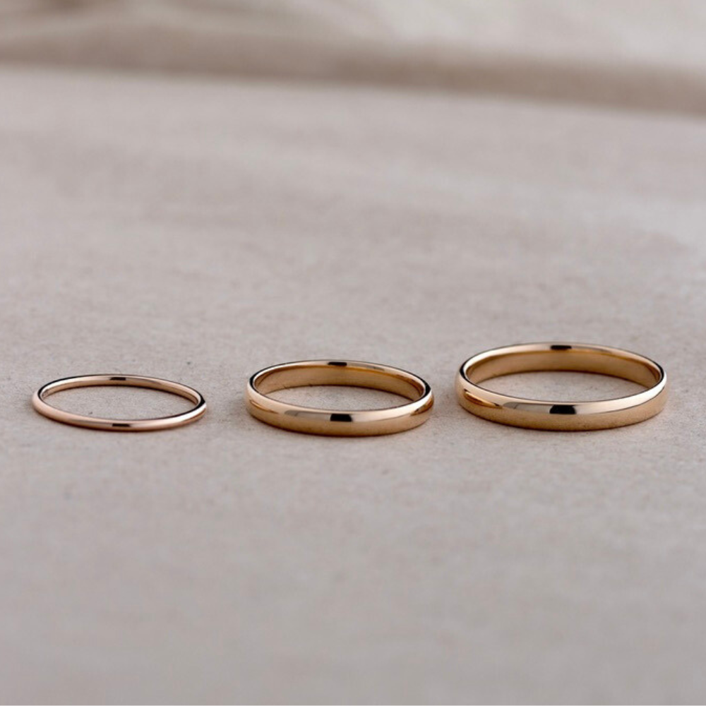 Trauringset Oval