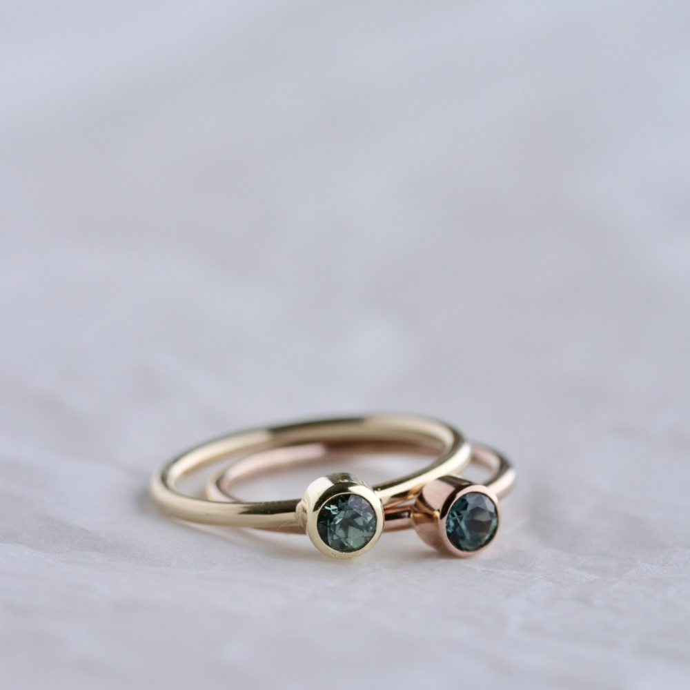 Seablue Saphir Ring petit