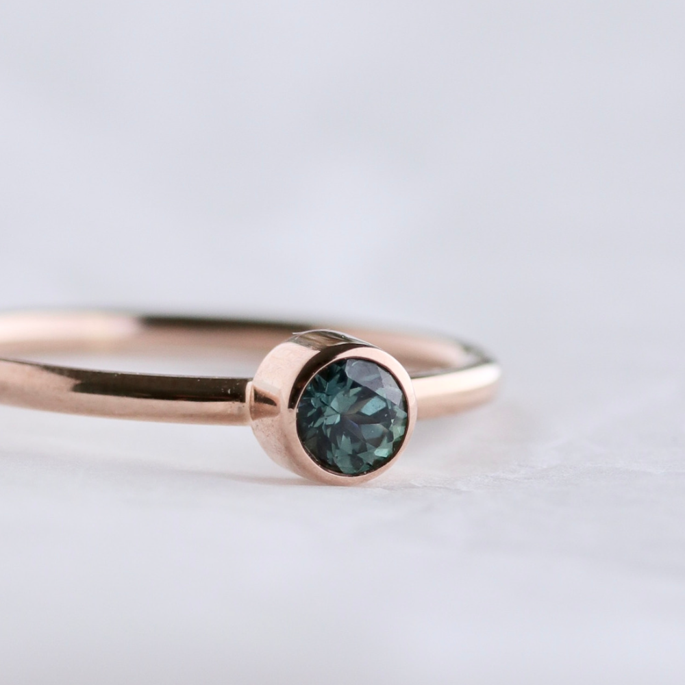 Seablue Saphir Ring petit