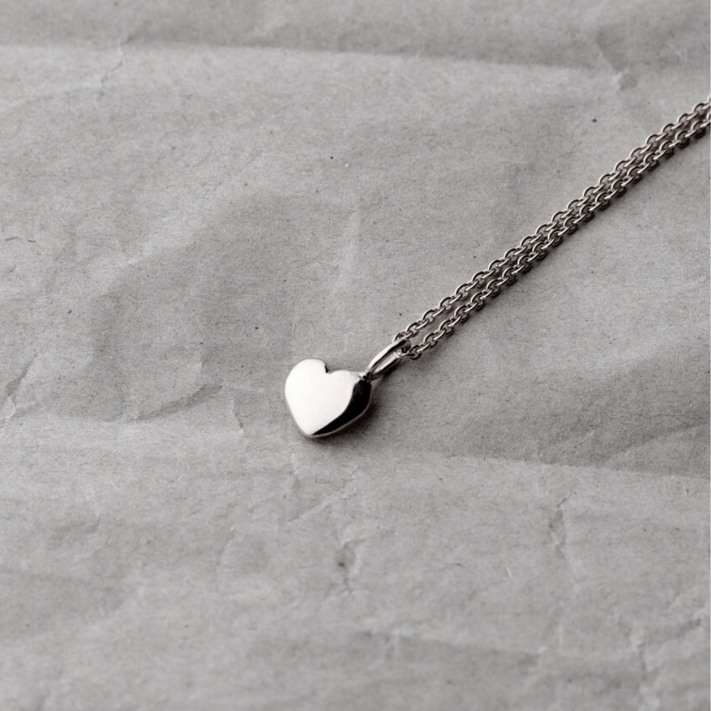 Silber Herz mit Kette