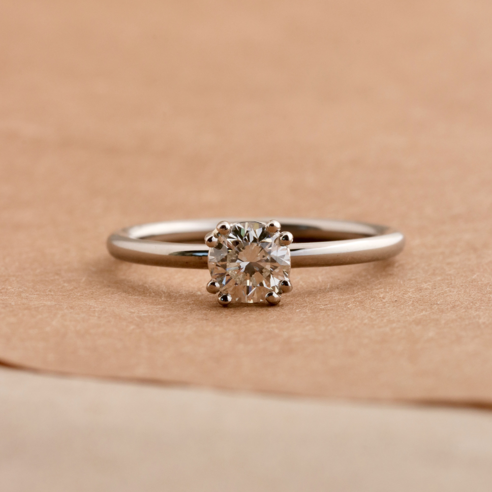 Double Prong Diamantring