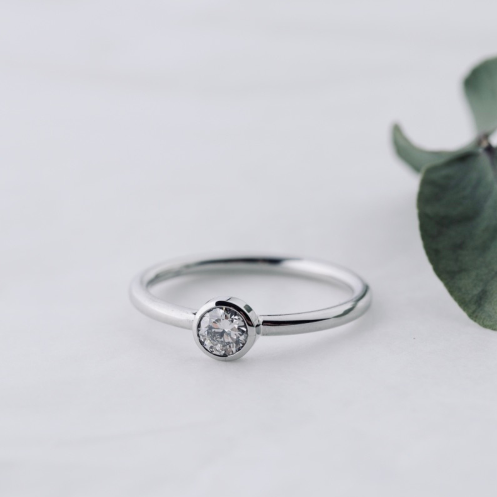 Solitär Ring 0,30ct