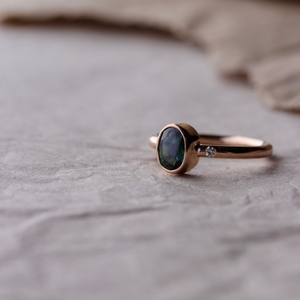 Ovaler Saphir Ring (Spezialedition)